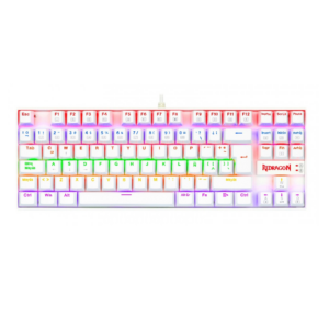 Teclado Redragon KUMARA K552RGB White Switch Red